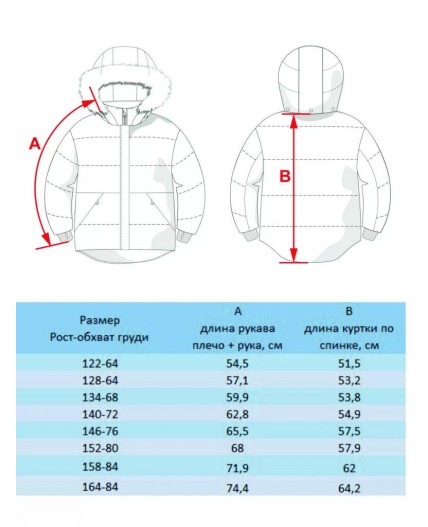 520-23в Куртка для девочки 