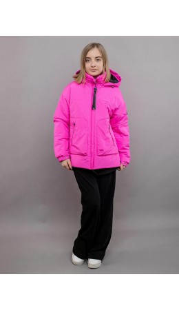 629-24в Куртка для девочки 'Эффи' ярко-розовый