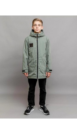 661-24в Куртка для мальчика 'Оуэн' хаки