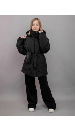 634-24в Куртка для девочки 'Алита' черный