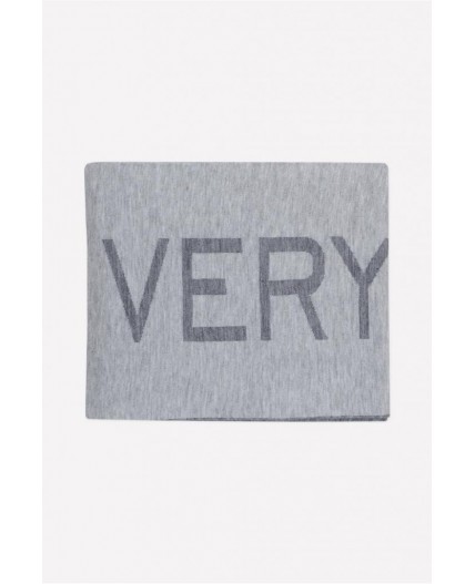 ЕВ 15007/ш/св.серый меланж,тем.серый меланж шарф