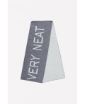 ЕВ 15007/ш/тем.серый меланж,белый шарф