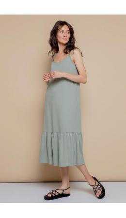 ЕВТ 5021/зеленый чай платье