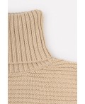 ЕВ 28001/22ш/песочный шарф-манишка