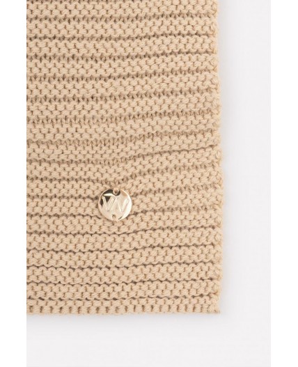 ЕВ 28001/22ш/песочный шарф-манишка
