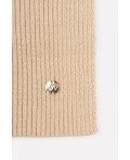 ЕВ 28000/22ш/песочный шарф-манишка