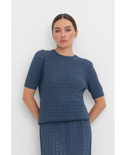 ЕВ 30155/морской синий джемпер