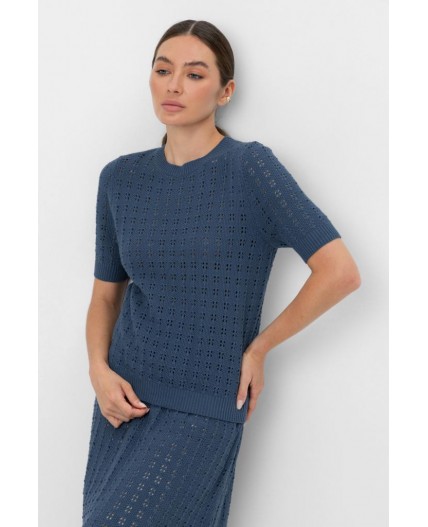 ЕВ 30155/морской синий джемпер