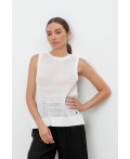 ЕВ 30153/молочный блуза-топ