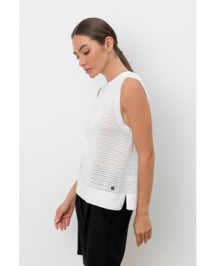 ЕВ 30153/молочный блуза-топ
