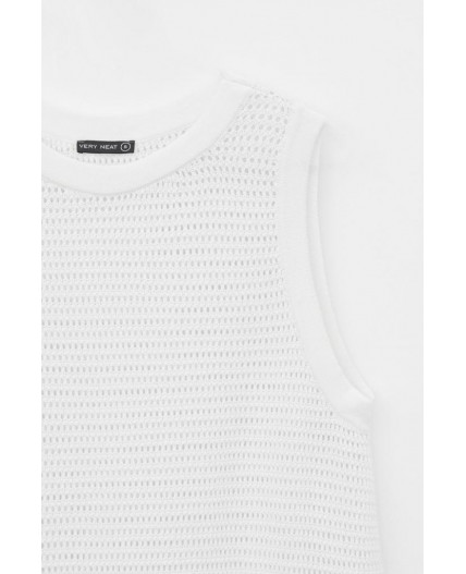 ЕВ 30153/молочный блуза-топ