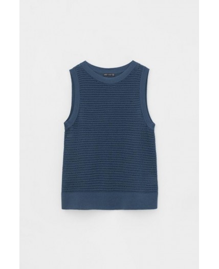 ЕВ 30153/морской синий блуза-топ