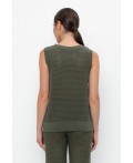 ЕВ 30153/хаки блуза-топ