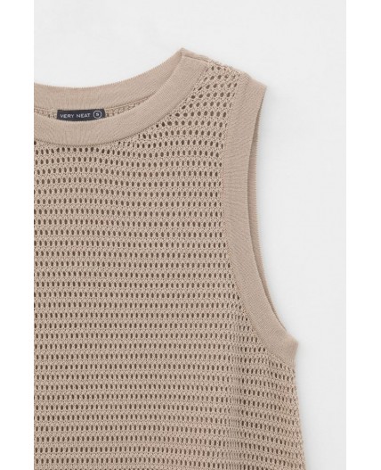 ЕВ 30153/бежевый блуза-топ