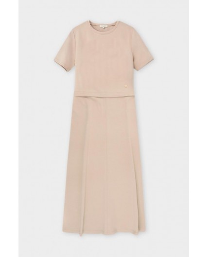 ЕВТ 5058/темно-бежевый платье