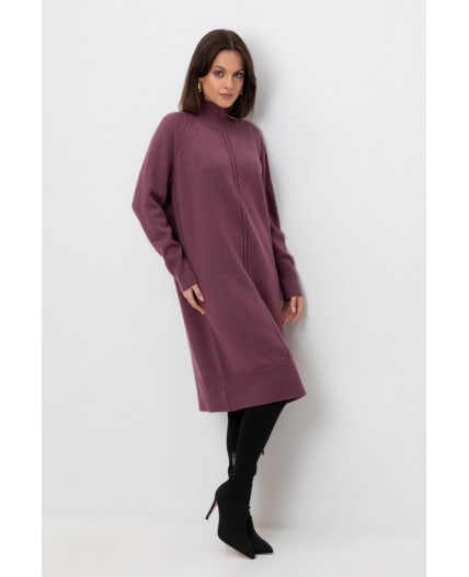 ЕВ 526/ш/светлая слива платье