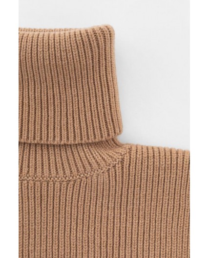 ЕВ 28004/24ш/песочный шарф-манишка