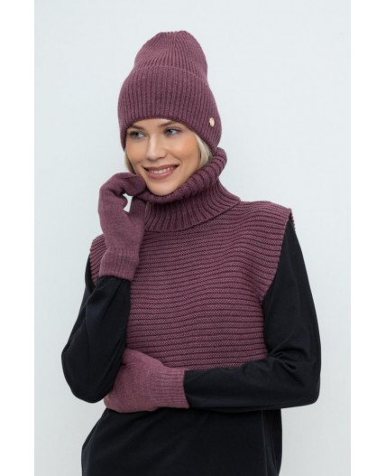 ЕВ 28001/24ш/светлая слива шарф-манишка