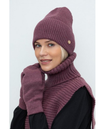 ЕВ 28001/24ш/светлая слива шарф-манишка