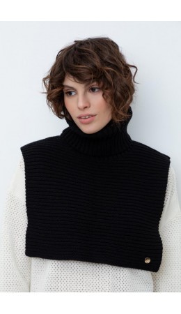 ЕВ 28001/24ш/черный шарф-манишка