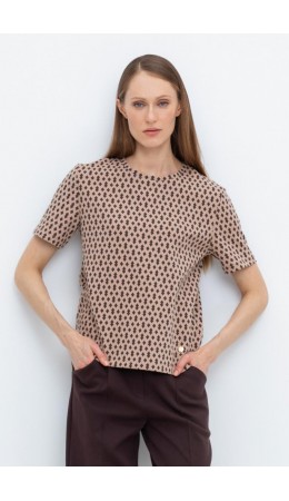 ЕВТ 3216/беж,ромбики фуфайка