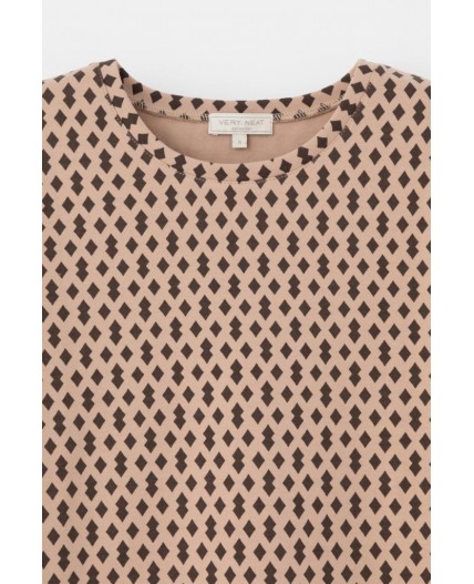 ЕВТ 3216/беж,ромбики фуфайка