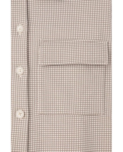 ЕВТ 3254/светлый беж,гусиная лапка рубашка