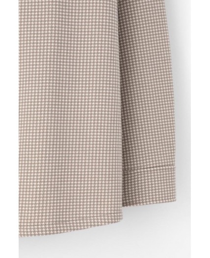 ЕВТ 3254/светлый беж,гусиная лапка рубашка