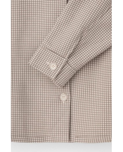 ЕВТ 3254/светлый беж,гусиная лапка рубашка