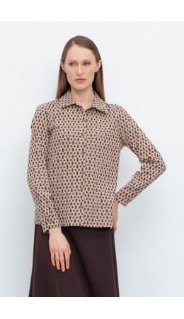 ЕВТ 3245/беж,ромбики рубашка