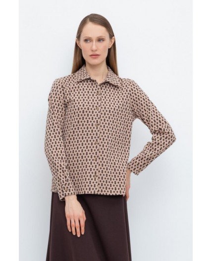 ЕВТ 3245/беж,ромбики рубашка