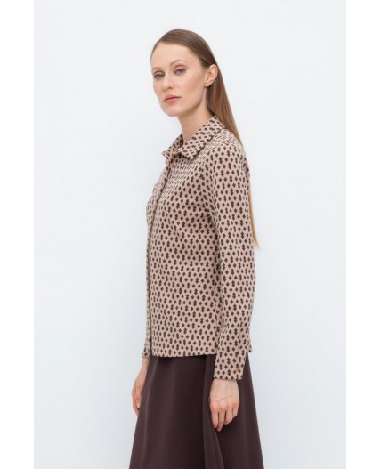 ЕВТ 3245/беж,ромбики рубашка