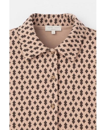 ЕВТ 3245/беж,ромбики рубашка