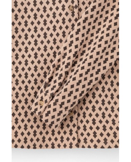 ЕВТ 3245/беж,ромбики рубашка