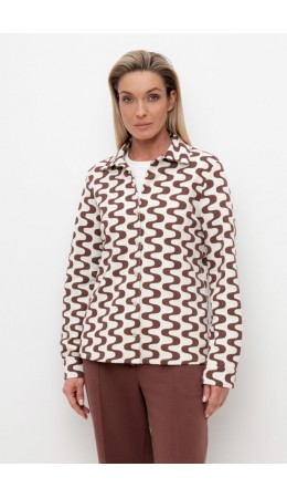 ЕВТ 3245/топленое молоко,волна рубашка