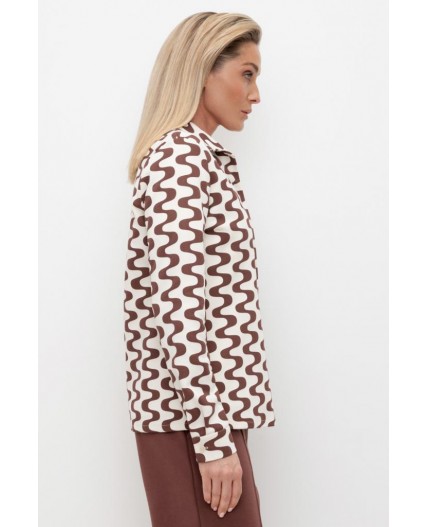 ЕВТ 3245/топленое молоко,волна рубашка