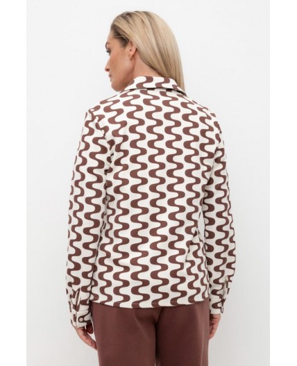 ЕВТ 3245/топленое молоко,волна рубашка