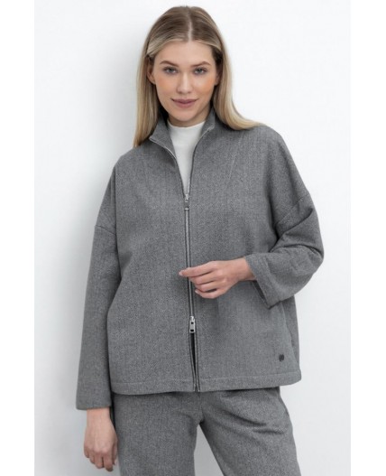 ЕВТ 3250/серый меланж,твид жакет