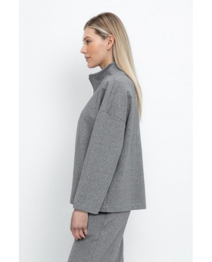ЕВТ 3250/серый меланж,твид жакет