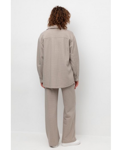 ЕВТ 4117/светлый беж,гусиная лапка брюки