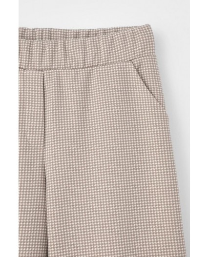 ЕВТ 4117/светлый беж,гусиная лапка брюки