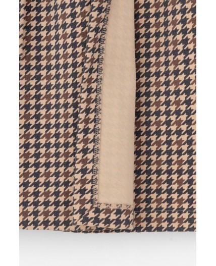 ЕВТ 5060/кунжут,гусиная лапка платье