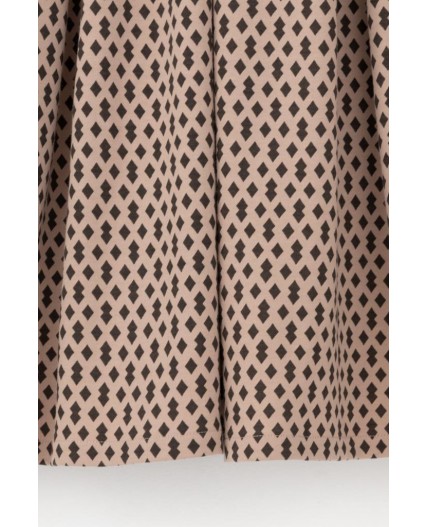 ЕВТ 5055/беж,ромбики платье