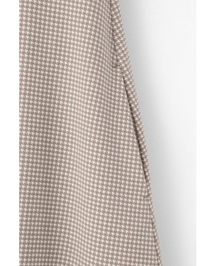 ЕВТ 5044/светлый беж,гусиная лапка платье