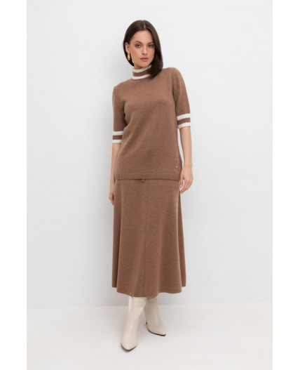 ЕВ 737/ш/какао юбка