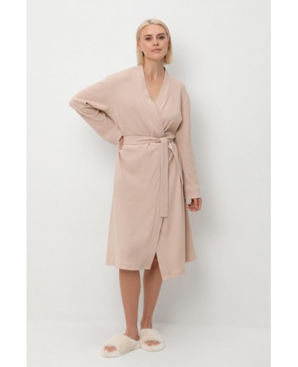 Е 50026/нюдовый беж халат