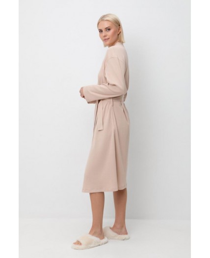 Е 50026/нюдовый беж халат