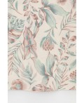 Е 10008/айвори,акварельные тропики сорочка ночная