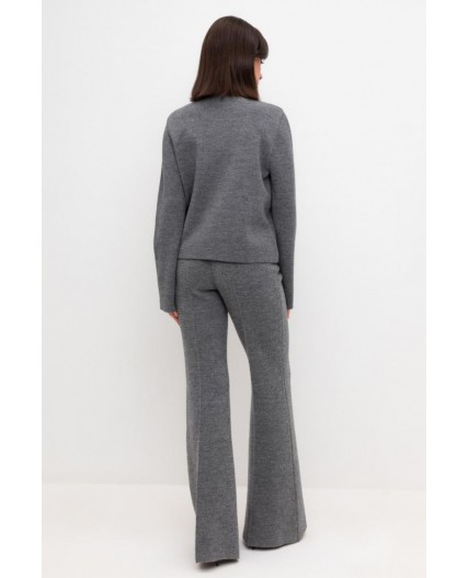 ЕВ 408/ш/серый меланж брюки