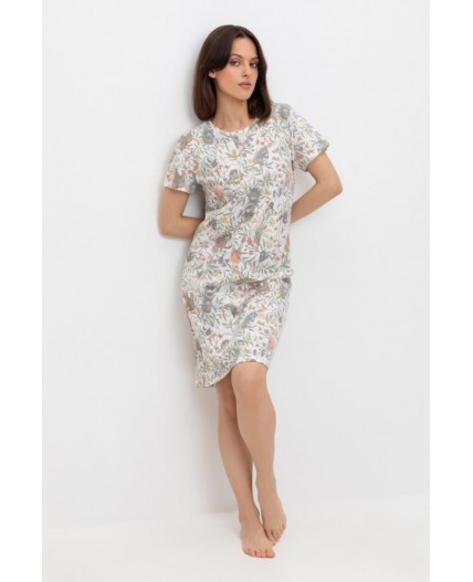 Е 10041/экрю,эвкалипт сорочка